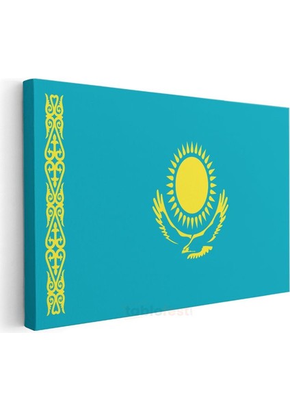 Kazakistan Bayrağı - Kanvas Tablo modelleri
