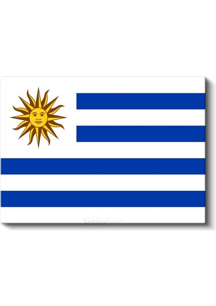 Uruguay Bayrağı - Kanvas Tablo fiyatları