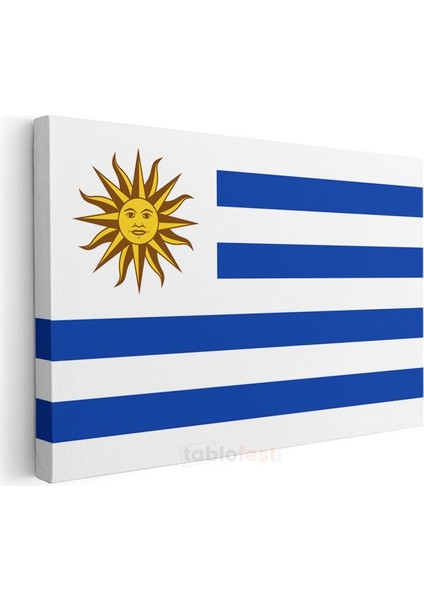 Uruguay Bayrağı - Kanvas Tablo modelleri