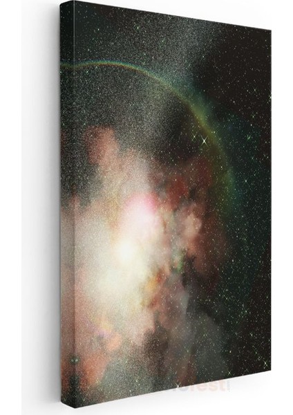 Kozmik Nebula - Renkli Uzay Bulutu Kanvas Tablo modelleri