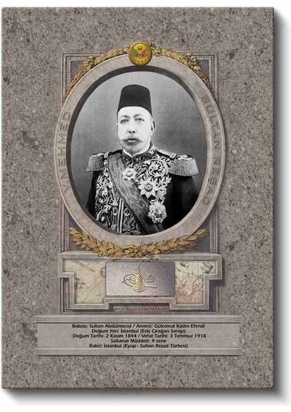 Osmanlı Padişahları - Sultan Abdülmecid Portresi Kanvas Tablo fiyatları