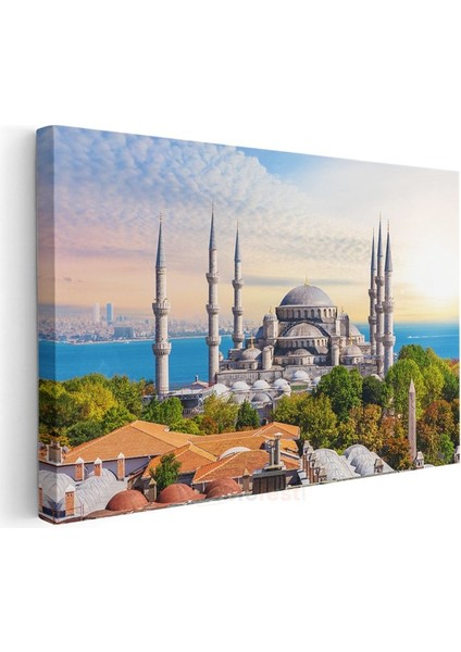 Sultanahmet Camii - Istanbul'un Mavi Incisi Kanvas Tablo modelleri