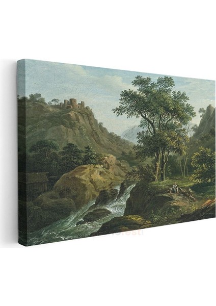 Claude Lorrain - Pastoral Manzara Kanvas Tablo modelleri