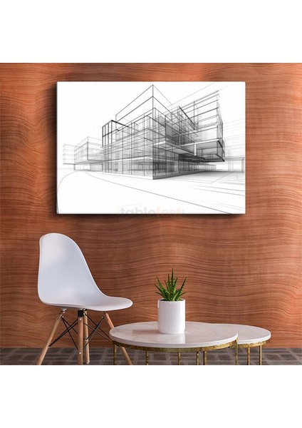 Avukat - Adalet ve Hukuk Sembolleri Kanvas Tablo