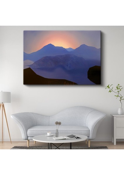 Minecraft - Sunset Dense Kanvas Tablo