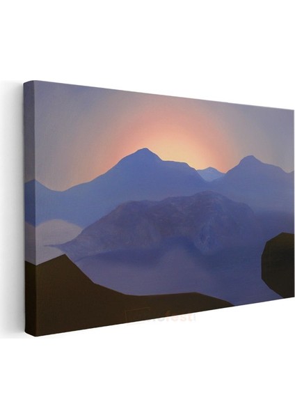 Minecraft - Sunset Dense Kanvas Tablo modelleri