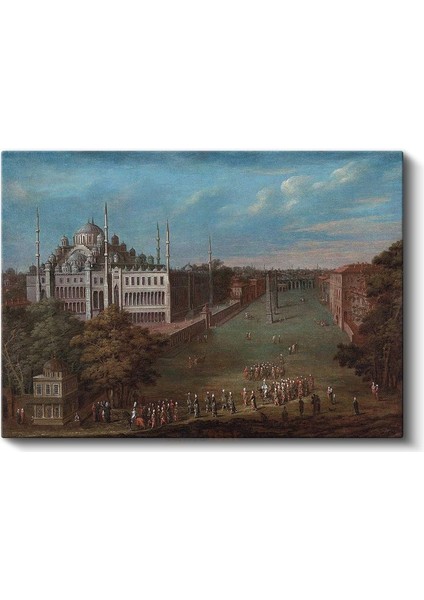 Süleymaniye Camii - Tarihi At Meydanı Manzarası Kanvas Tablo fiyatları