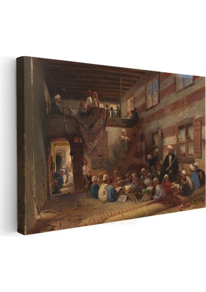 Osman Hamdi Bey - Kuran Dersi Kanvas Tablo modelleri