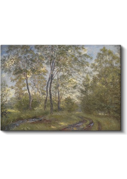 Alfred Sisley - Ağaçlık Patika Kanvas Tablo fiyatları