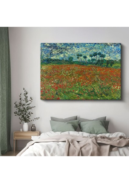 Vincent Van Gogh - Gelincik Tarlası Kanvas Tablo