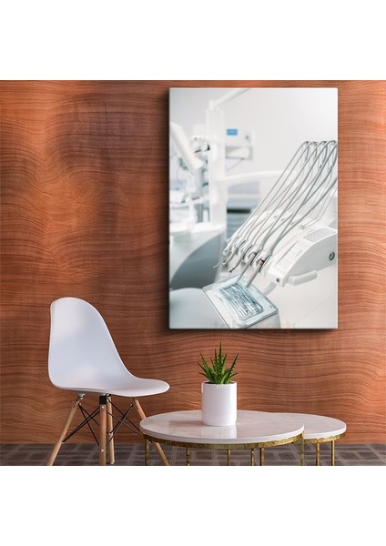 Diş Hekimi - Modern Diş Kliniği Ekipmanları Kanvas Tablo