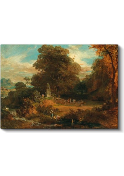Thomas Gainsborough - Sonbahar Manzarası Kanvas Tablo fiyatları