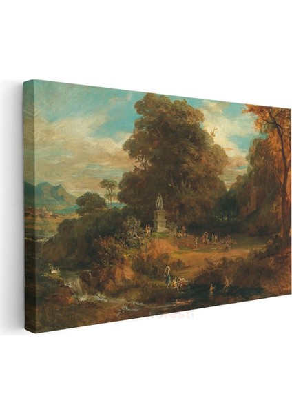 Thomas Gainsborough - Sonbahar Manzarası Kanvas Tablo modelleri