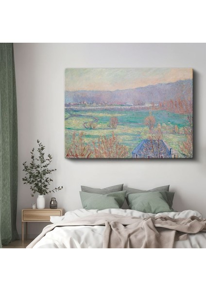 Blanche Hoschedé-Monet - Kır Manzarası Kanvas Tablo