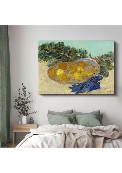 Vincent Van Gogh - Meyve Sepeti Kanvas Tablo