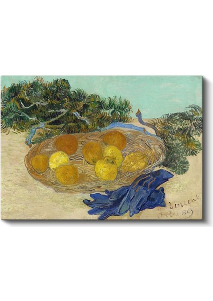 Vincent Van Gogh - Meyve Sepeti Kanvas Tablo fiyatları
