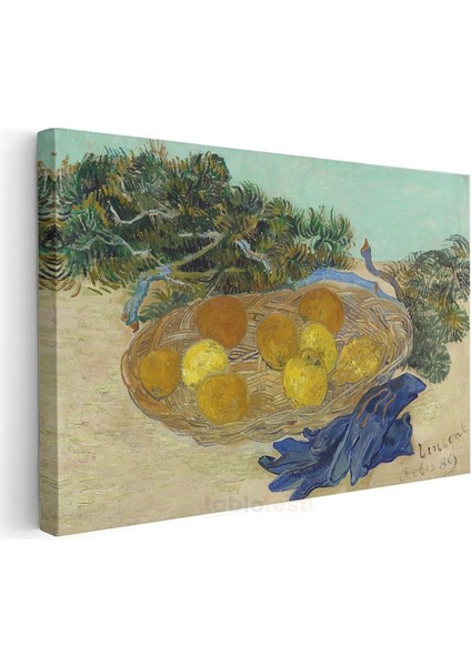 Vincent Van Gogh - Meyve Sepeti Kanvas Tablo modelleri