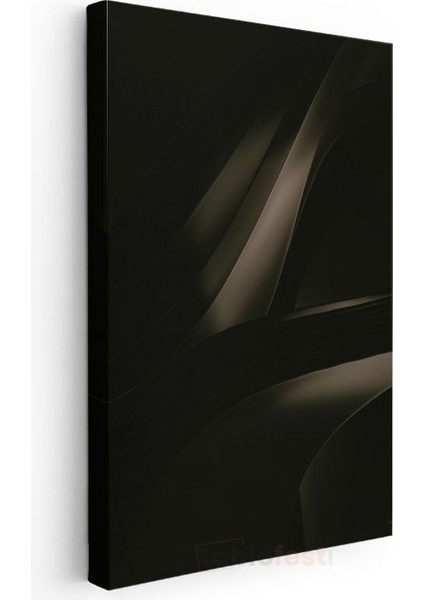 Gölge Dansı - Minimalist Çizgi Sanatı Kanvas Tablo modelleri