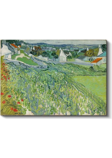 Vincent Van Gogh - Auvers'deki Evler Kanvas Tablo fiyatları