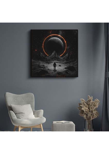 Kozmik Tutulma - Yalnız Kaşifin Evrensel Yolculuğu Kanvas Tablo