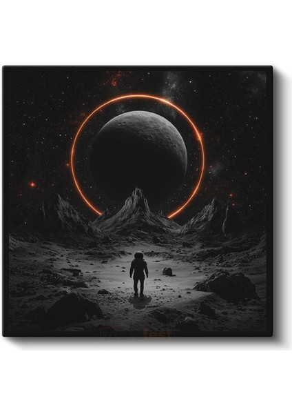 Kozmik Tutulma - Yalnız Kaşifin Evrensel Yolculuğu Kanvas Tablo fiyatları