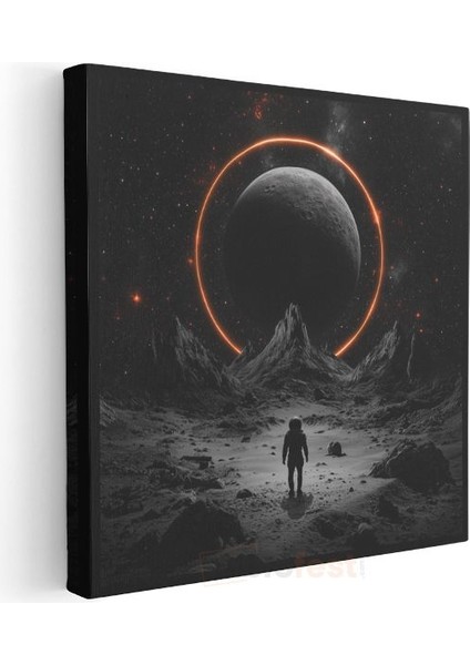 Kozmik Tutulma - Yalnız Kaşifin Evrensel Yolculuğu Kanvas Tablo modelleri
