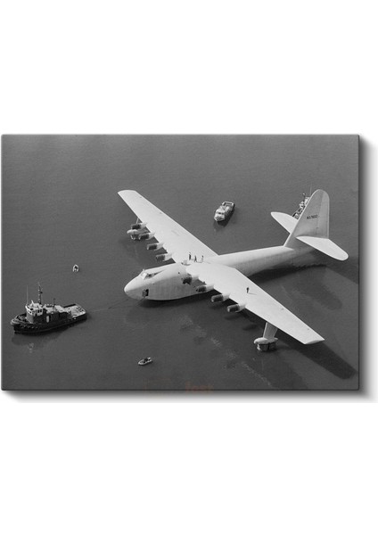 Hughes H-4 Hercules - Efsanevi Deniz Uçağı Kanvas Tablo fiyatları