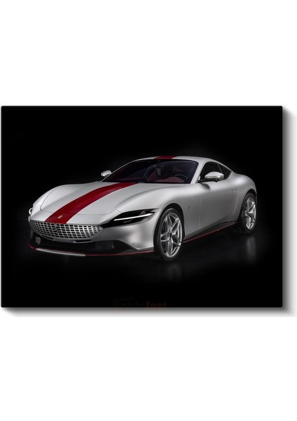 Ferrari Roma - Italyan Tasarım Harikası Lüks Spor Otomobil Kanvas Tablo fiyatları