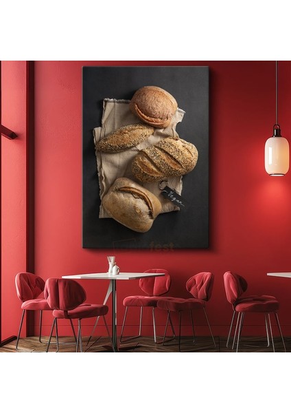Artisan Ekmekler - El Yapımı Fırın Ürünleri Koleksiyonu Kanvas Tablo