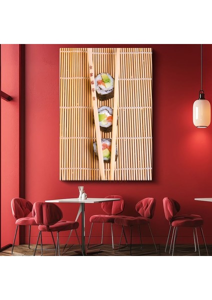 Japon Lezzeti - Sushi Ruloları Kanvas Tablo