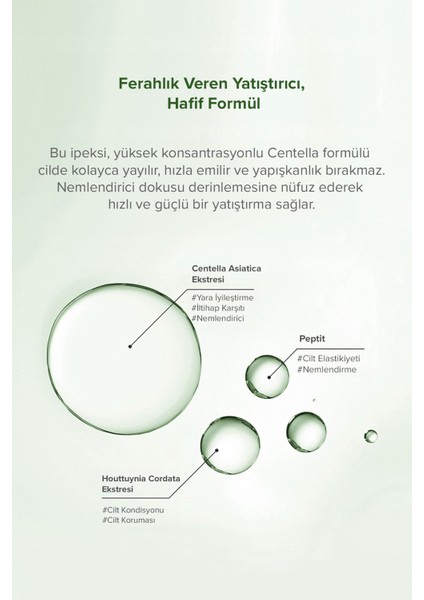 Cica Onarıcı Serum Peptid Kompleks Serum Leke ve Doku Görünümü Için 50 ml