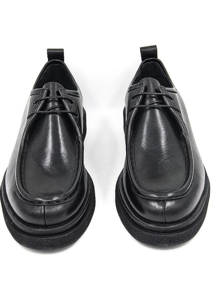 101 6km 4312 Geyik Derisi Erkek Casual Ayakkabı - Siyah indirimleri