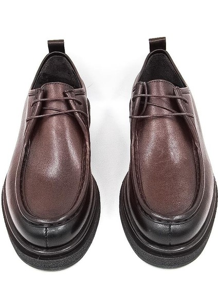 101 6km 4312 Geyik Derisi Erkek Casual Ayakkabı - Koyu Kahverengi fırsatları