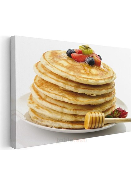 Pancake Kulesi - Taze Meyveli Kanvas Tablo modelleri