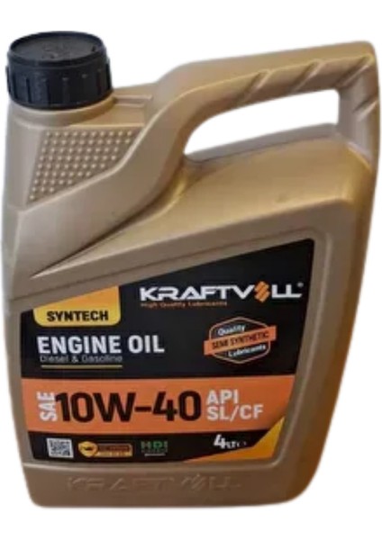 Motor Yaği Ecotech 10W-40 Api Sl/cf Sentetik 4 Lt fiyatları