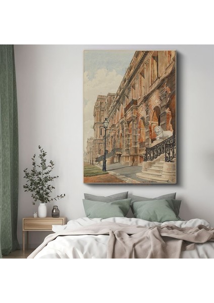 Richard Parkes Bonington - Tarihi Saray Cephesi Kanvas Tablo