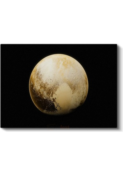 plüton - güneş sisteminin cüce gezegeni kanvas tablo fiyatları