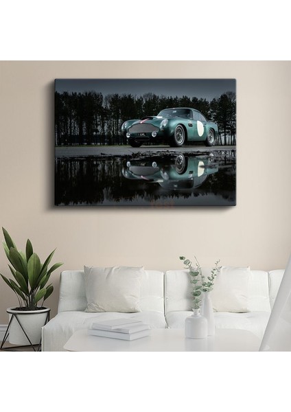 Aston Martin Db4 Gt - Klasik Yarış Otomobili Kanvas Tablo