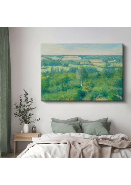 Claude Monet - Yeşil Vadiler Manzarası Kanvas Tablo