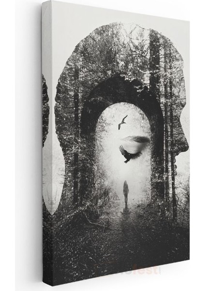Zihin Kapısı - Bilinçaltının Derinliklerinde Yolculuk Kanvas Tablo modelleri