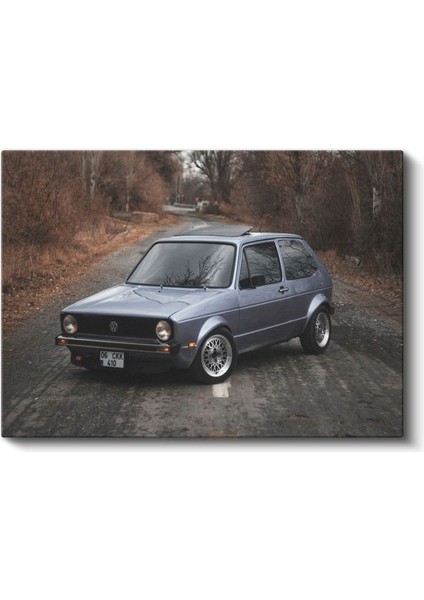Volkswagen Golf Mk1 - Efsanevi Hatchback Kanvas Tablo fiyatları