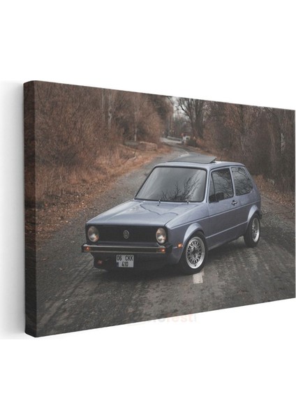 Volkswagen Golf Mk1 - Efsanevi Hatchback Kanvas Tablo modelleri