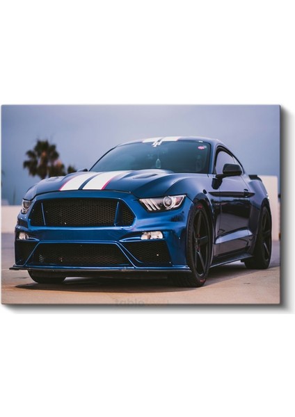 Ford Mustang - Amerikan Muscle Car Kanvas Tablo fiyatları