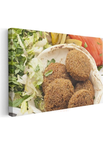 Falafel Tabağı - Nohutlu Ortadoğu Lezzeti Kanvas Tablo modelleri