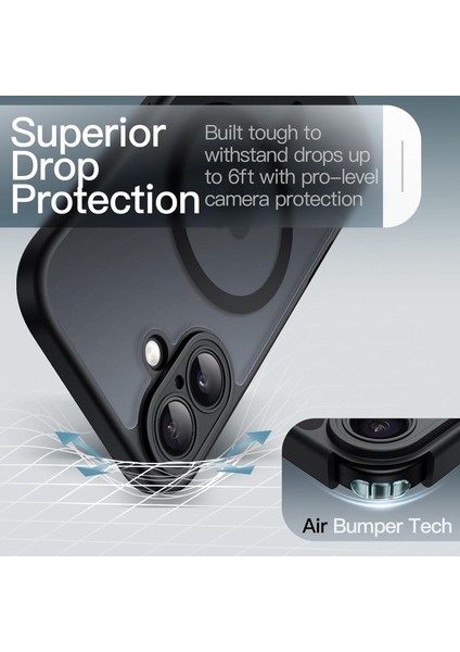 Apple iPhone 17 Kılıf Mat Magsafe Şarj Özellikli Darbe Önleyici Hassas Buton Lansman Renkli Yumuşak Kenarlı Kapak modelleri