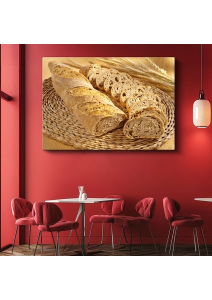 Geleneksel Ekmek - El Yapımı Baget Kanvas Tablo