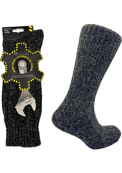Geri Dönüşümlü Yün Iş Çorabı, 1 Çift, 41-46 Numara Tamir Temalı Paket