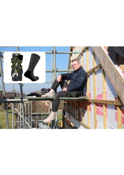 Ter Emici Akıllı Yünlü Çorap, Yüksek Kalite, Ingiliz Anahtarı Tasarımlı Paket, 1 Çift fiyatları