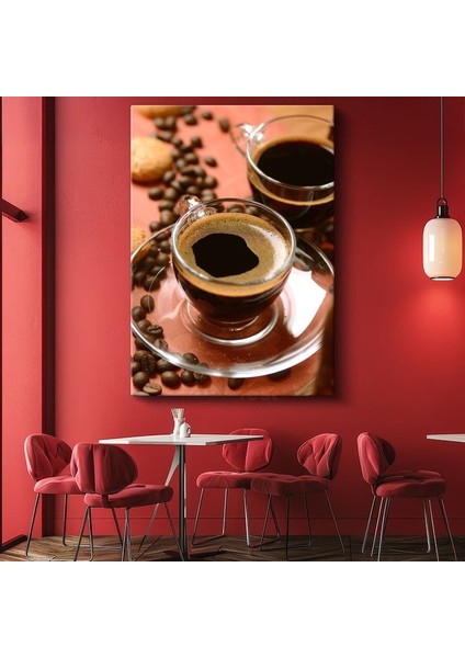 Espresso Keyfi - Taze Çekilmiş Kahve Çekirdekleri Kanvas Tablo