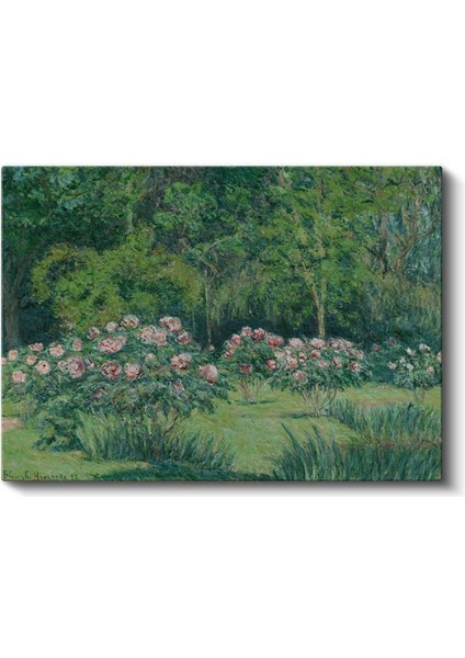 Blanche Hoschedé-Monet - Gül Bahçesi Kanvas Tablo fiyatları